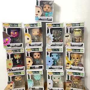 Funko Pop! Rick and Morty Action Figures Set
